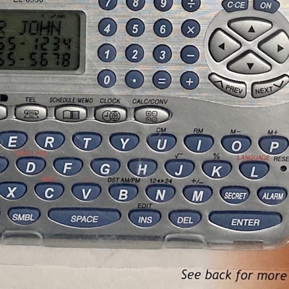 Sharp Personal Organizer EL-6930B - Picture 4 of 8